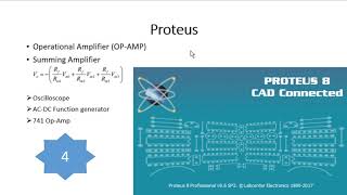 Simulation of Summing Amplifier using Proteus [upl. by Douville712]