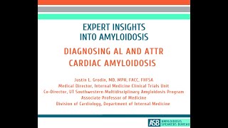 Expert Insights Into Amyloidosis Diagnosing AL and ATTR Cardiac Amyloidosis [upl. by Norling692]