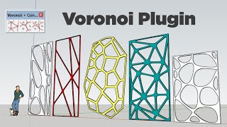 Mastering Voronoi in SketchUp A Comprehensive Plugin Tutorial [upl. by Ellenor]