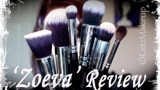 Zoeva Makeup Brushes Show amp Tell [upl. by Corrianne]