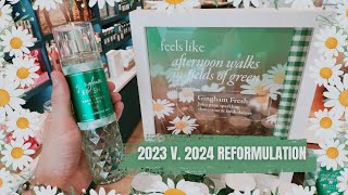 Bath amp Body Works  GINGHAM FRESH Reformulation  Review 🍐 inspiration [upl. by Emelia201]