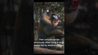 Mandrills The Striking Primates of the Rainforest [upl. by Jarl]