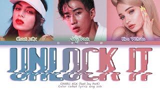 CHARLI XCX  ‘UNLOCK IT feat Kim Petras amp Jay Park’ Color coded lyrics eng sub [upl. by Mount]