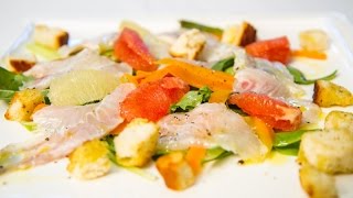 Insalata estiva di agrumi con carpaccio di Gallinella [upl. by Juieta]