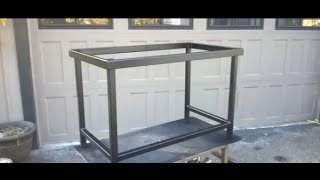 Steel Tube Table Frame Fabrication Part 2 of 2 [upl. by Guttery]