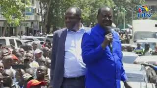 Raila Odinga finally gets Nairobi CBD rally after numerous failed attempts [upl. by Ahsikym]