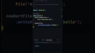 How to create a file in Dart and write some text to it [upl. by Hepsibah]
