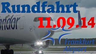 Frankfurt Flughafen Rundfahrt 1192014 HD [upl. by Zelazny607]