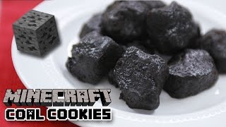 MINECRAFT COAL COOKIES  NERDY NUMMIES [upl. by Ynaffit]