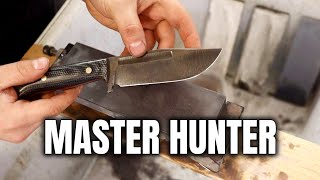 STONE SHARPENING  the KN Knives Master Hunter [upl. by Arthur817]