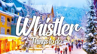 Things To Do In Whistler In Winter [upl. by Ellerahs]