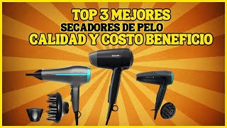 TOP 3 MEJORES SECADORES DE PELO para comprar en 2024  Calidad y costo Beneficio  SECADOR DE PELO [upl. by Drawe]