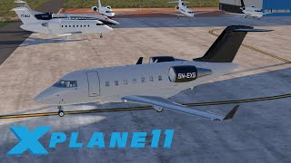 NEW HOTSTART CHALLENGER 650  Full Flight From LagosAbuja  XPlane 11 [upl. by Wun240]