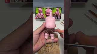 How to Make a Whimsical Muddy Boy Clay Figurine  Polymer Clay Tutorial [upl. by Kroy]