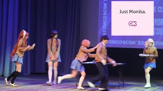 JUST MONIKA A DDLC Cosplay Performance by Cospure Just Monika Song by Random Encounters [upl. by Samford]