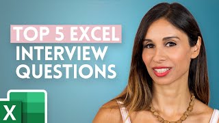 5 Excel INTERVIEW Questions You NEED to Get RIGHT [upl. by Geiger162]