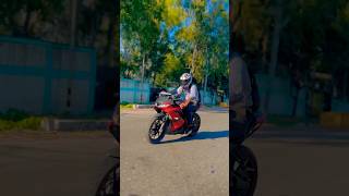 Red queen r15v3 youtubeshorts bulletbike bikelover trendingshorts motorcycle shortsfeed view [upl. by Tiebold437]