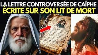 La Lettre de Caïphe Brise le Silence sur Qui Était Jésus [upl. by Anaillil]