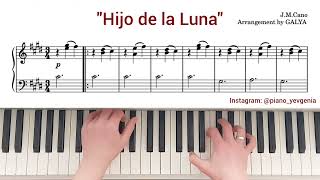 Mecano  Hijo de la Luna piano version [upl. by Yttam486]