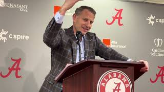 Alabama Basketball  Nate Oats recaps 7264 win over McNeese State [upl. by Kcirrad]