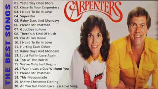 The Carpenters Greatest Hits Ever  The Very Best Of Carpenters Songs Playlist [upl. by Caren]