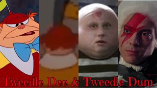 Tweedle Dee amp Tweedle Dum Alice In Wonderland  Evolution In Movies amp TV 1951  2016 [upl. by Odnanreh]