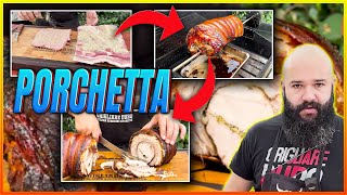 Come Fare la Porchetta allo Spiedo nel BBQ  Grigliare Duro [upl. by Elfrida493]