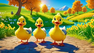 Five Little Ducks  Fun and Educational Nursery Rhyme for Kids  Nursery Rhymes amp Kids Songs [upl. by Magner]