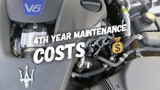 Maserati Ghibli 4th Year Service Costs HOW Much [upl. by Morey73]