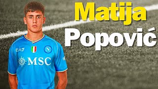 Matija Popović welcome to Napoli ★Style of Play★Goals and assists [upl. by Ahsinaj]