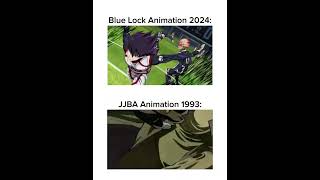 Real😨JOJO vs BLUELOCK jjba jojoova jojo bluelock animation anime shorts shortsvideo [upl. by Siram]