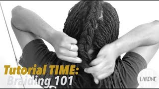 How to braid  cornrow locs like a pro  Loc Tutorial [upl. by Katalin]