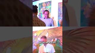 Painting Exhibition of Wayan Donal at The Kayon Jungle Resort [upl. by Moriarty]