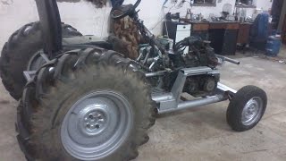 traktor sam 126p  Homemade tractor [upl. by Yelroc]