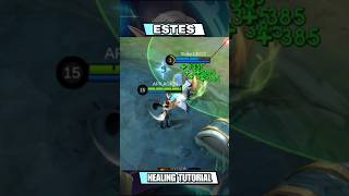 ESTES HEALING TUTORIAL AND BUILD mlbb shorts estes [upl. by Hacim524]