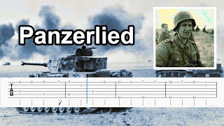 Panzerlied  German Military Song fingerstyle guitar TAB [upl. by Ehpotsirhc]