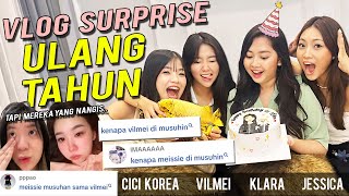 SURPRISE ULANGTAHUN AKU  ADA JESSICA CICI KOREA TAPI VILMEI DAN MEISSIE MUSUHAN  😱 Klara Tania [upl. by Moreta]