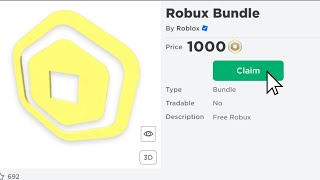 ROBLOX FINALLY ADDED FREE ROBUX 🤑 [upl. by Orling]