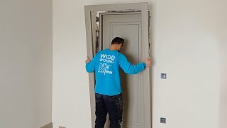 The Secret to Professional Wooden Door Installation Hafele Lock [upl. by Yelkrab]