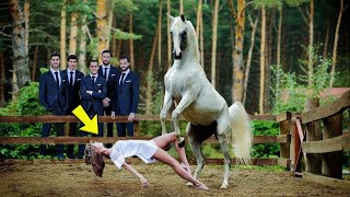 This Story Shocks The Whole World What a Horse Did with a Girl in the Stallion Pen [upl. by Marven]