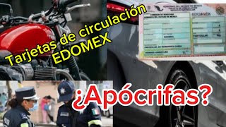 Problemas con las tarjetas de circulación EDOMEX  no te dejes engañar No te dejes extor0ampr 😡 [upl. by Engelbert]