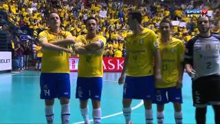 FutsalFINAL Brasil 7 x 2 Colômbia  CAMPEÃO Grand Prix Futsal 2014 [upl. by Navoj]