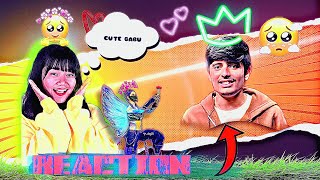 ♦️Sooneeta REACTION ON 👑TotalGaming093 AJJUBHAI FACE ✅  😍CUTE BABU 💚 [upl. by Anselmi]