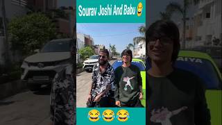 Babu Bhaia And Sourav Joshi 😎 vlog souravjoshivlogs shorts babu vlogger [upl. by Ellyn]