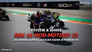 Share Apk  Obb SBK 16 Mod MotoGP 23 Preseason Android  MotoGP 23 Android Mod [upl. by Iggep]