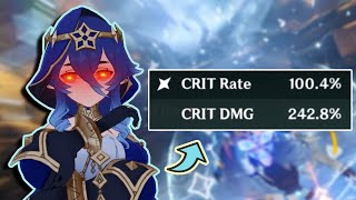 Layla but Main DPS 100 CRIT Rate  Genshin Impact [upl. by Eitsud738]