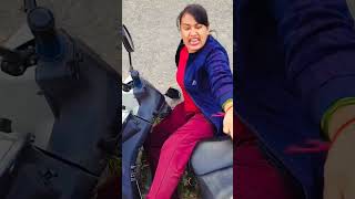 driving status trending funny comedy reels love video scooty vlog prank shorts shots f [upl. by Amadis985]