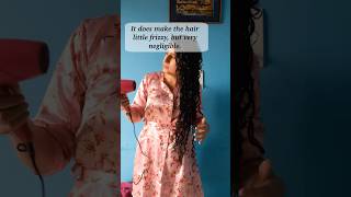 This is how I dry my long curly hair sometimes longcurlyhair curls curly hairdryer longhair [upl. by Maud]