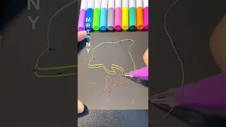 Easy drawing Dolphin 3D step by step shortsdrawing dolphin youtubehighfive scratchbook diy fyp [upl. by Shanney]