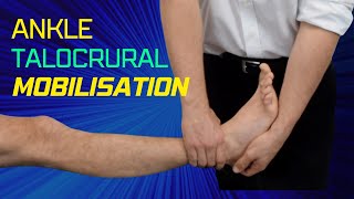 Ankle Mobilisation with Movement and Belt [upl. by Aciretahs]